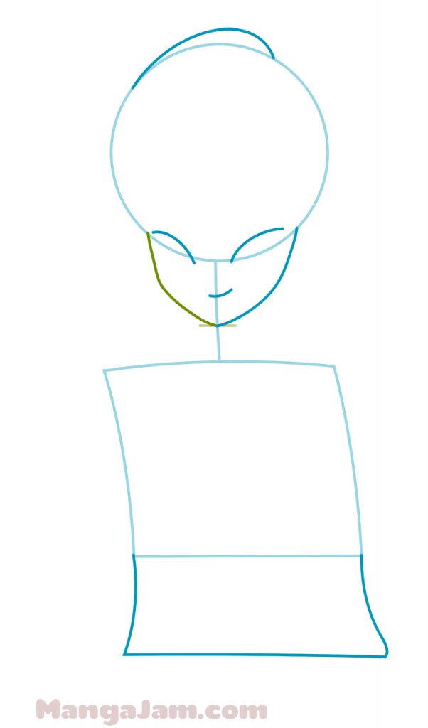 Android 18 Easy Draw How to Draw Anroid 18 from Dragon Ball - MANGA-JAM.com
