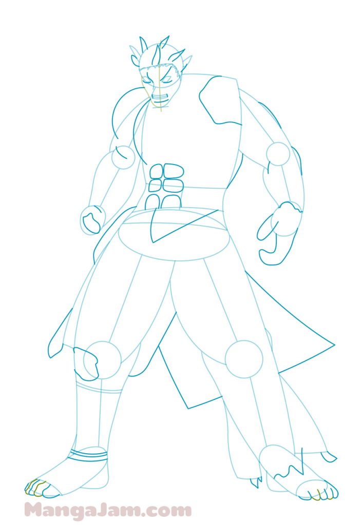 How to Draw Asura from Asura’s Wrath - MANGA-JAM.com