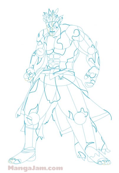 How to Draw Asura from Asura’s Wrath - MANGA-JAM.com