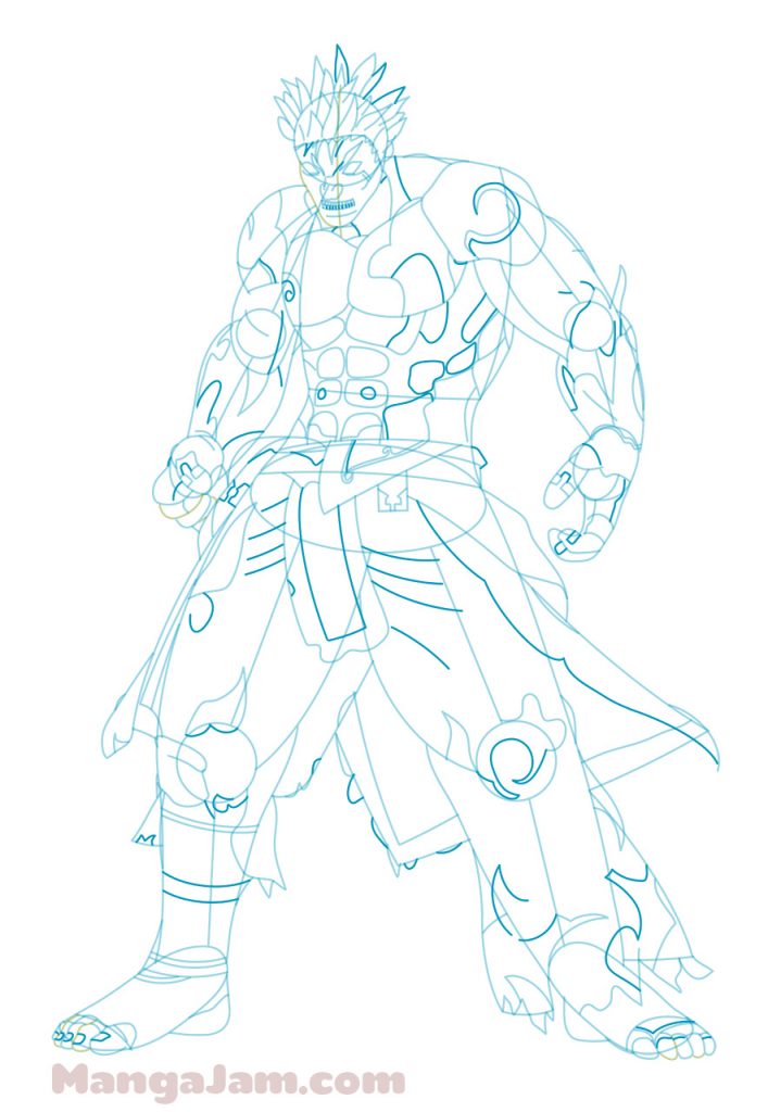 How to Draw Asura from Asura’s Wrath - MANGA-JAM.com