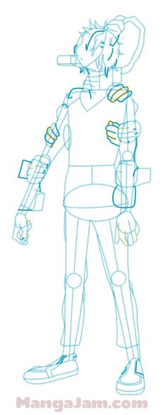 How to Draw Tomura Shigaraki from Boku No Hero Academia - MANGA-JAM.com