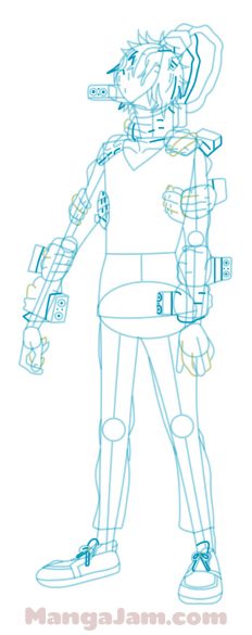 How to Draw Tomura Shigaraki from Boku No Hero Academia - MANGA-JAM.com