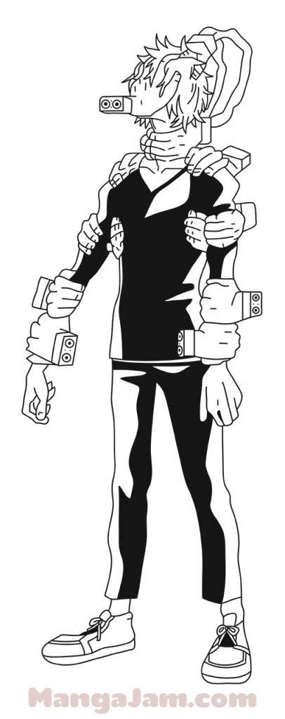 How to Draw Tomura Shigaraki from Boku No Hero Academia - MANGA-JAM.com
