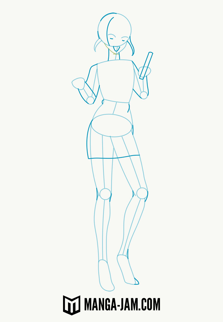 How to Draw Cathy from Satsuriku No Tenshi 03