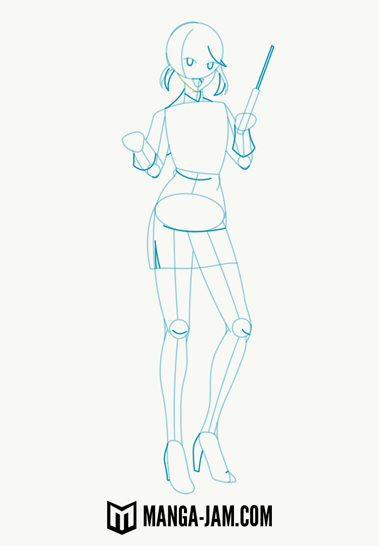 How to Draw Cathy from Satsuriku No Tenshi 04