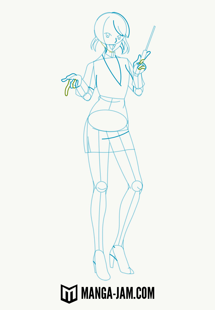 How to Draw Cathy from Satsuriku No Tenshi 05