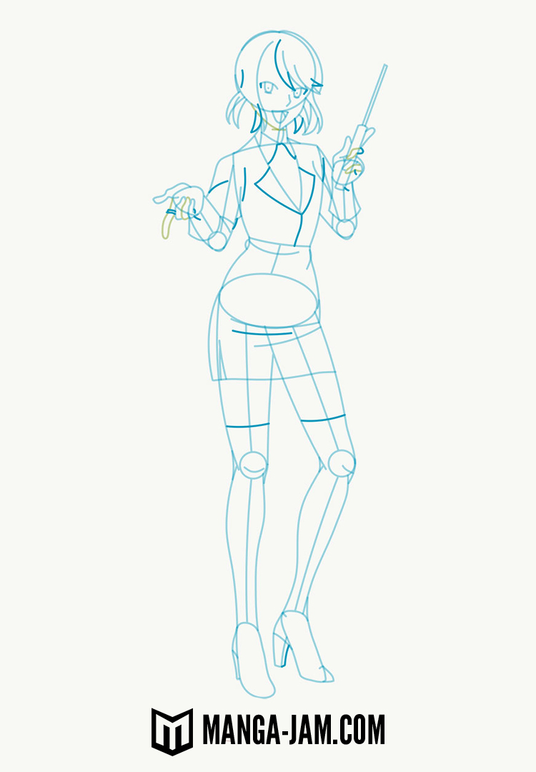 How to Draw Cathy from Satsuriku No Tenshi 06