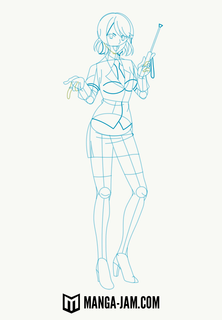 How to Draw Cathy from Satsuriku No Tenshi 07