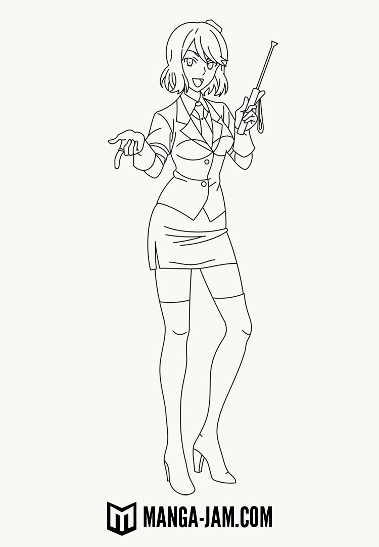 How to Draw Cathy from Satsuriku No Tenshi 10
