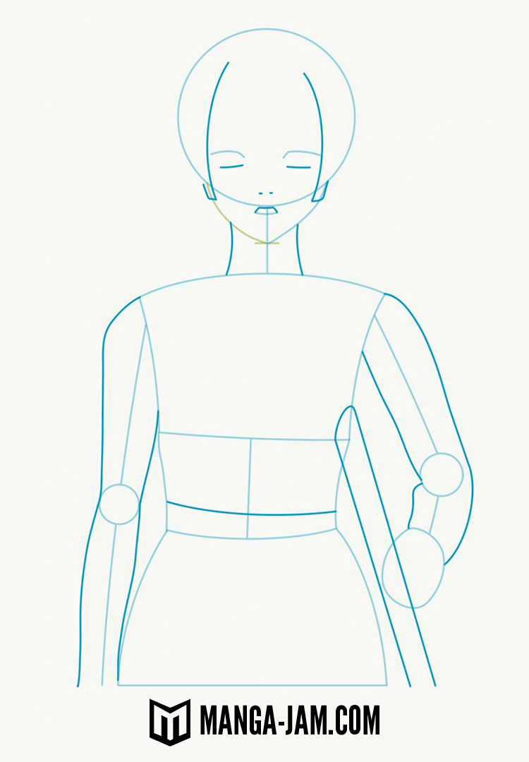 How to Draw Imai Nobume from Gintama 03