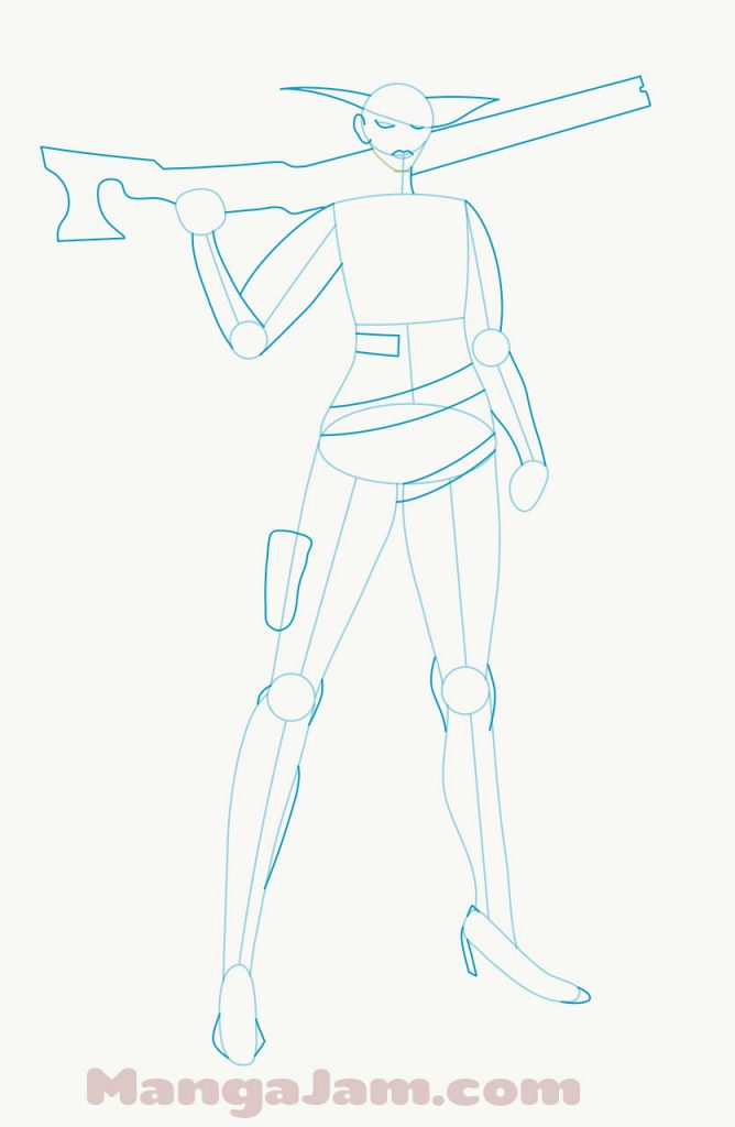How-Draw-Ashe-Overwatch-03 - MANGA-JAM.com