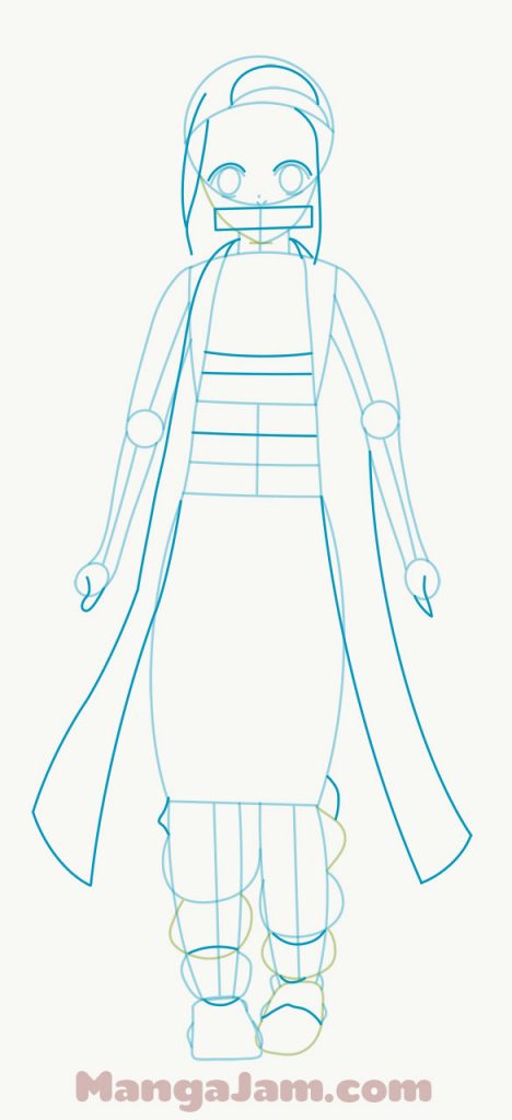 How-Draw-Nezuko-Kamado-Kimetsu-No-Yaiba-4-1 - MANGA-JAM.com
