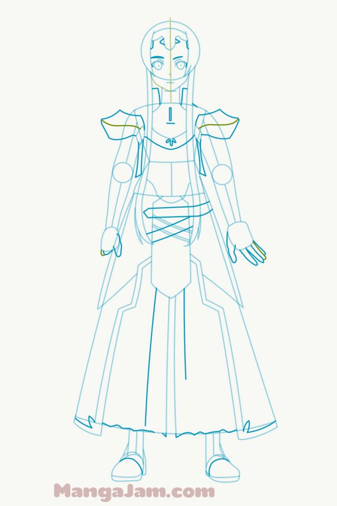 How-Draw-Alice-Zuberg-Sword-Art-Online-05 - MANGA-JAM.com