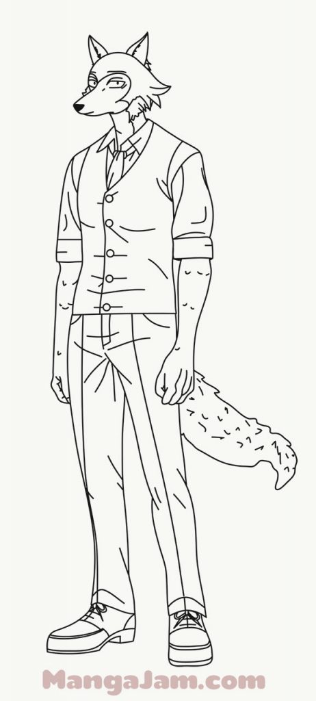 How-Draw-Legoshi-Beastars-10 - MANGA-JAM.com