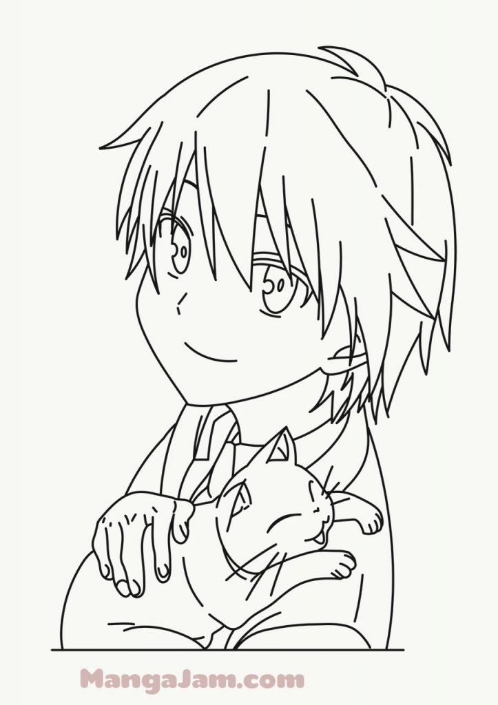 How-Draw-Sorata-Kanda-Sakurasou-No-Pet-Na-Kanojo-10 - MANGA-JAM.com