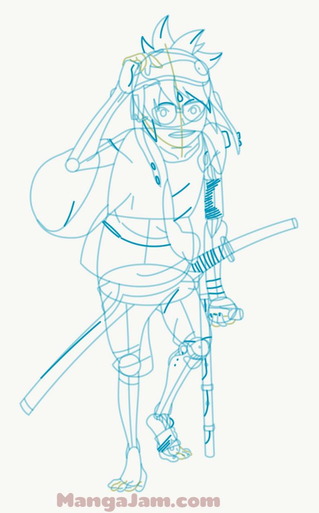 How-Draw-Hachimaru-Samurai-08 - MANGA-JAM.com