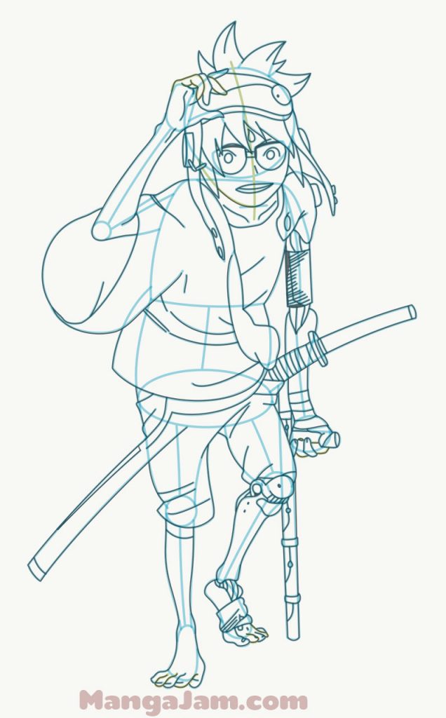 How-Draw-Hachimaru-Samurai-09 - MANGA-JAM.com