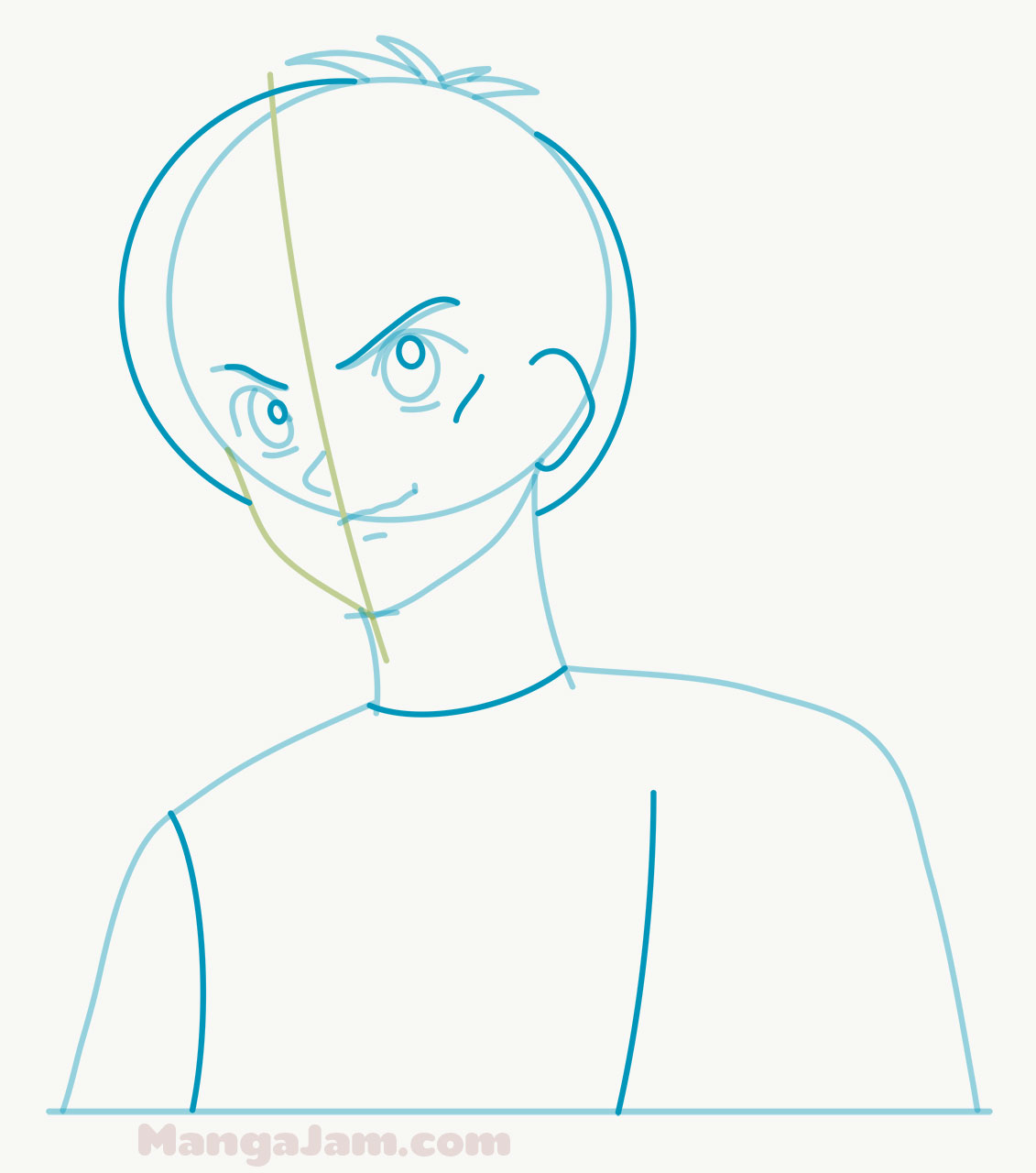 How to Draw Yusuke Urameshi from Yu Yu Hakusho - MANGA-JAM.com