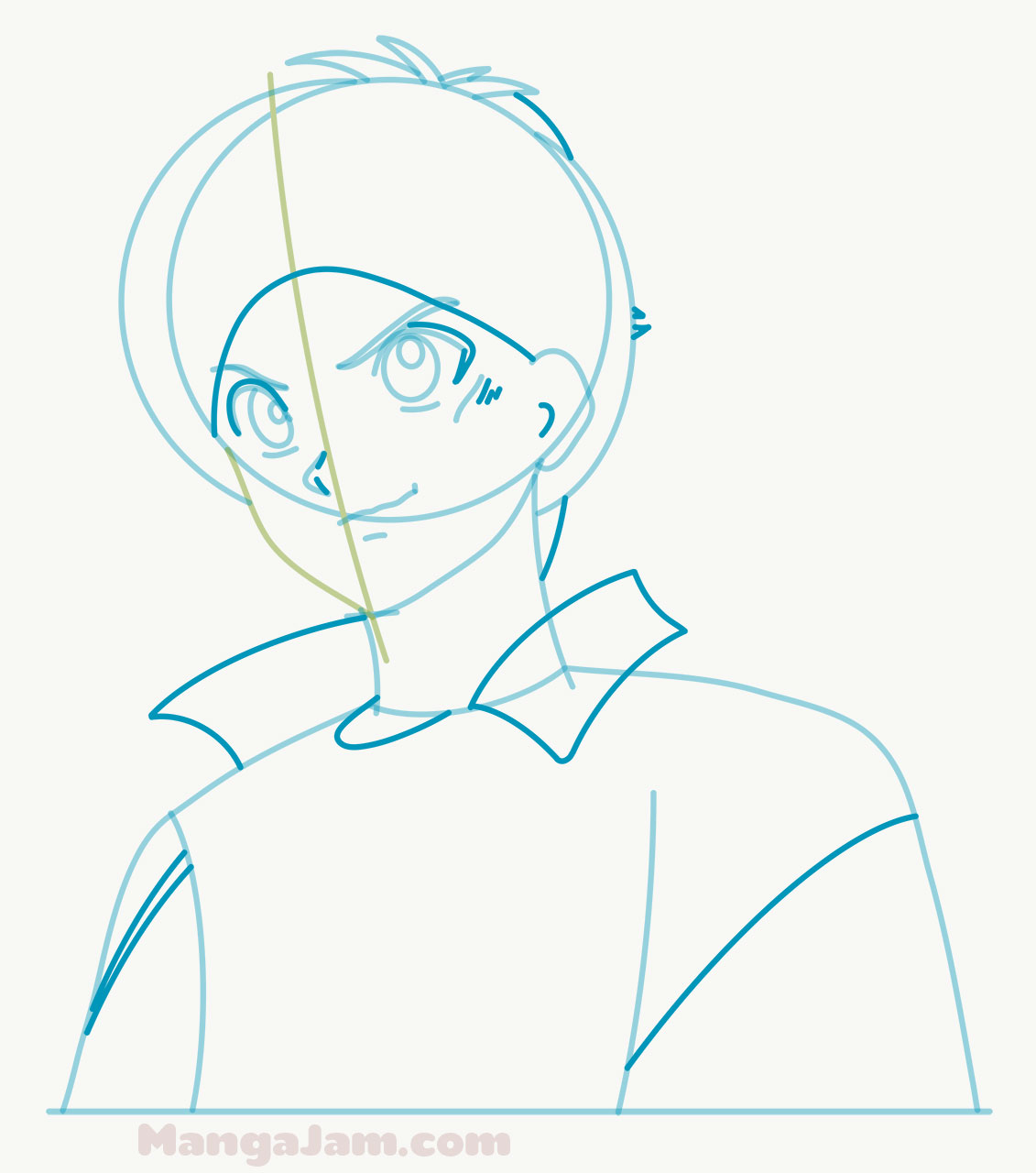 How to Draw Yusuke Urameshi from Yu Yu Hakusho - MANGA-JAM.com