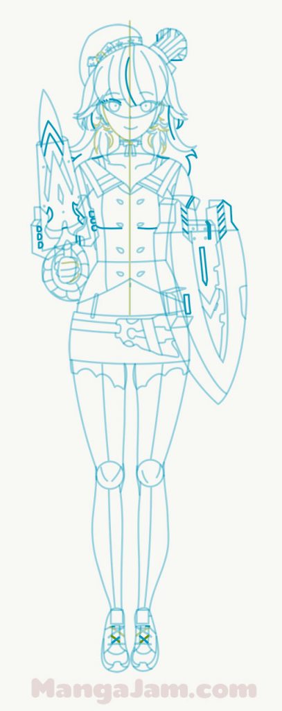 How-Draw-Takanashi-Kiara-Hololive-08 - MANGA-JAM.com