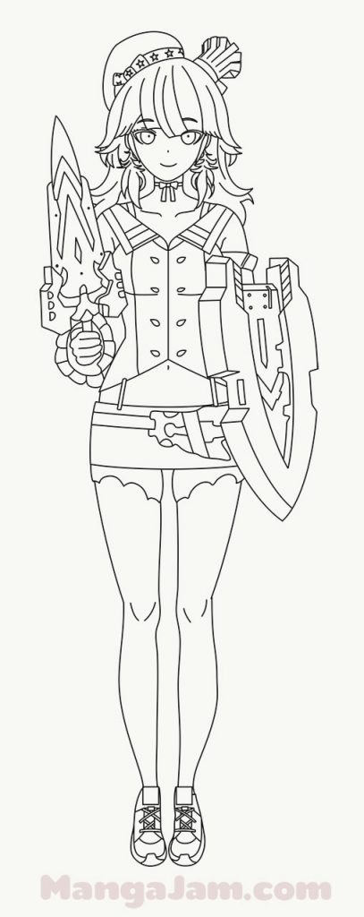 How-Draw-Takanashi-Kiara-Hololive-10 - MANGA-JAM.com