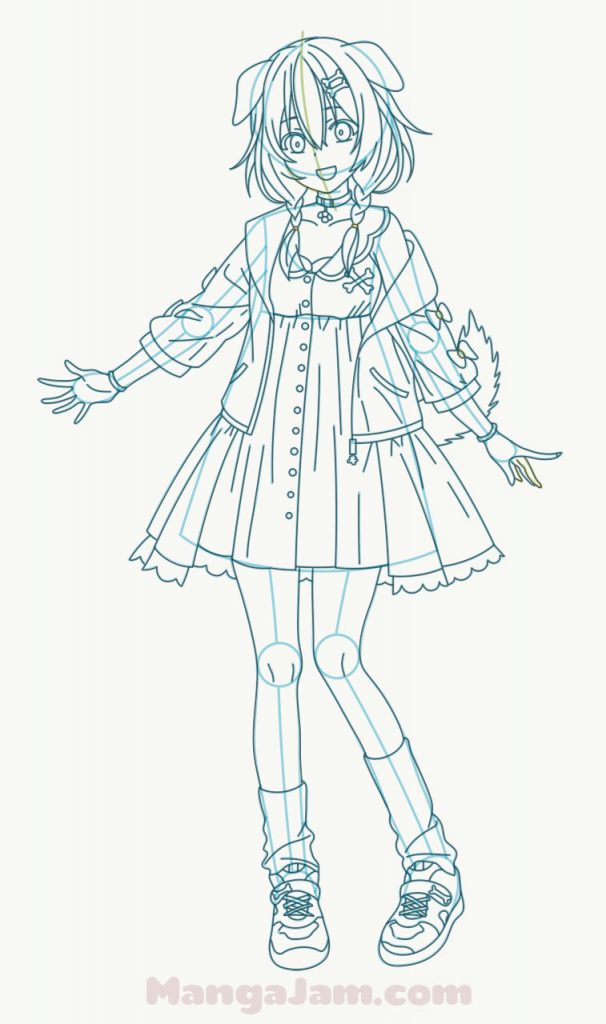 How-Draw-Inugami-Korone-Hololive-09 - MANGA-JAM.com