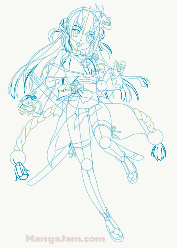 How-Draw-Nakiri-Ayame-Hololive-08 - MANGA-JAM.com