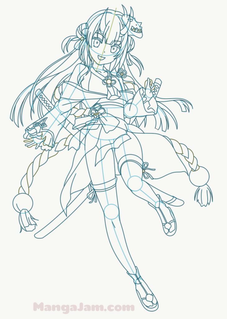 How-Draw-Nakiri-Ayame-Hololive-09 - MANGA-JAM.com