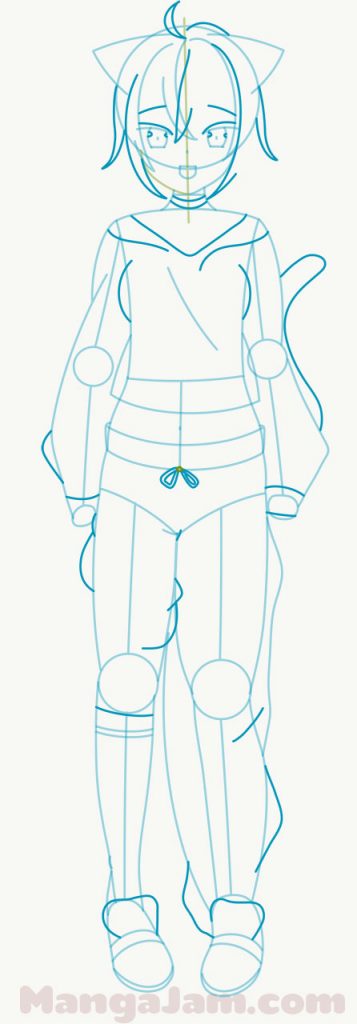 How-Draw-Nekomata-Okayu-Hololive-04 - MANGA-JAM.com