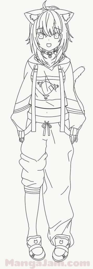 How-Draw-Nekomata-Okayu-Hololive-10 - MANGA-JAM.com