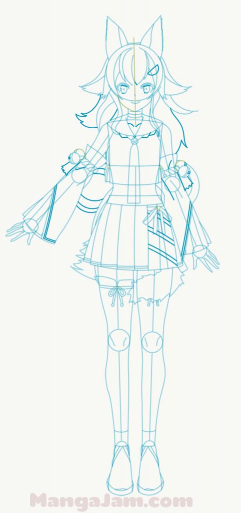 How-Draw-Ookami-Mio-Hololive-07 - MANGA-JAM.com