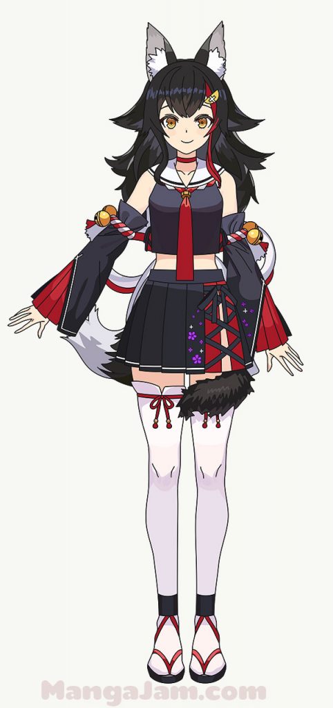 How-Draw-Ookami-Mio-Hololive-11 - MANGA-JAM.com