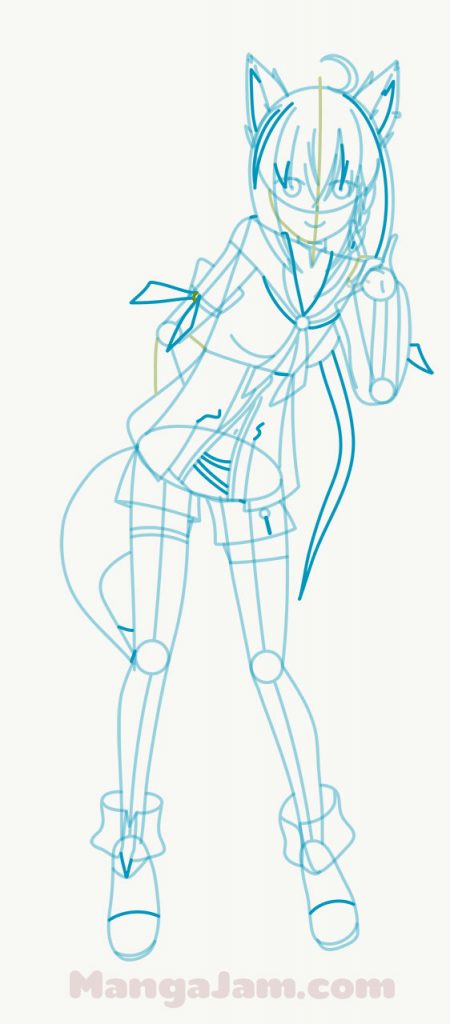 How-Draw-Shirakami-Fubuki-Hololive-06 - MANGA-JAM.com