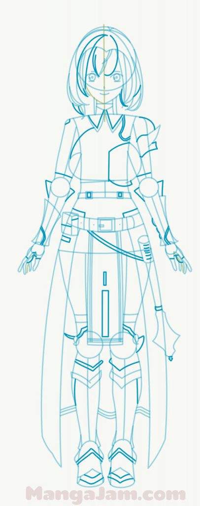 How-Draw-Shirogane-Noel-Hololive-05 - MANGA-JAM.com