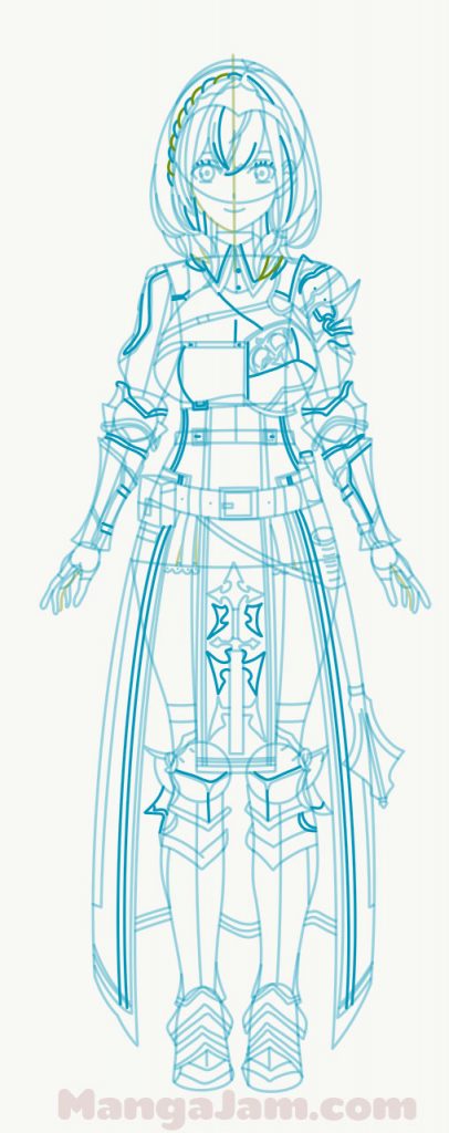 How-Draw-Shirogane-Noel-Hololive-08 - MANGA-JAM.com
