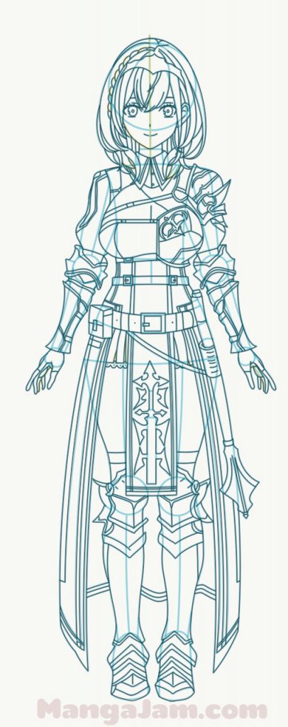 How-Draw-Shirogane-Noel-Hololive-09 - MANGA-JAM.com
