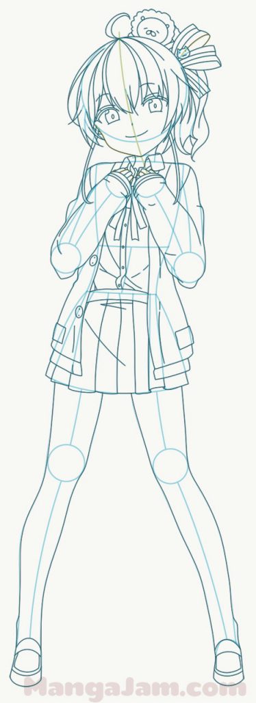 How-Draw-Natsuiro-Matsuri-Hololive-09 - MANGA-JAM.com