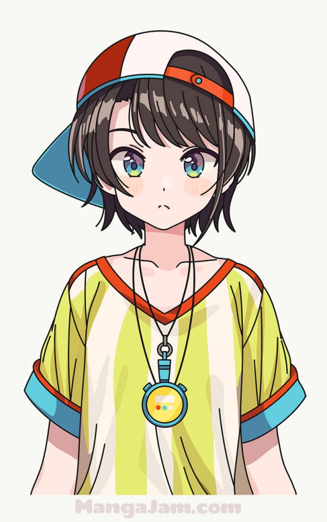 How-Draw-Oozora-Subaru-Hololive-11 - MANGA-JAM.com