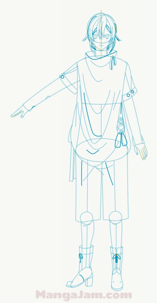 How-Draw-Hanasaki-Miyabi-Hololive-06 - MANGA-JAM.com