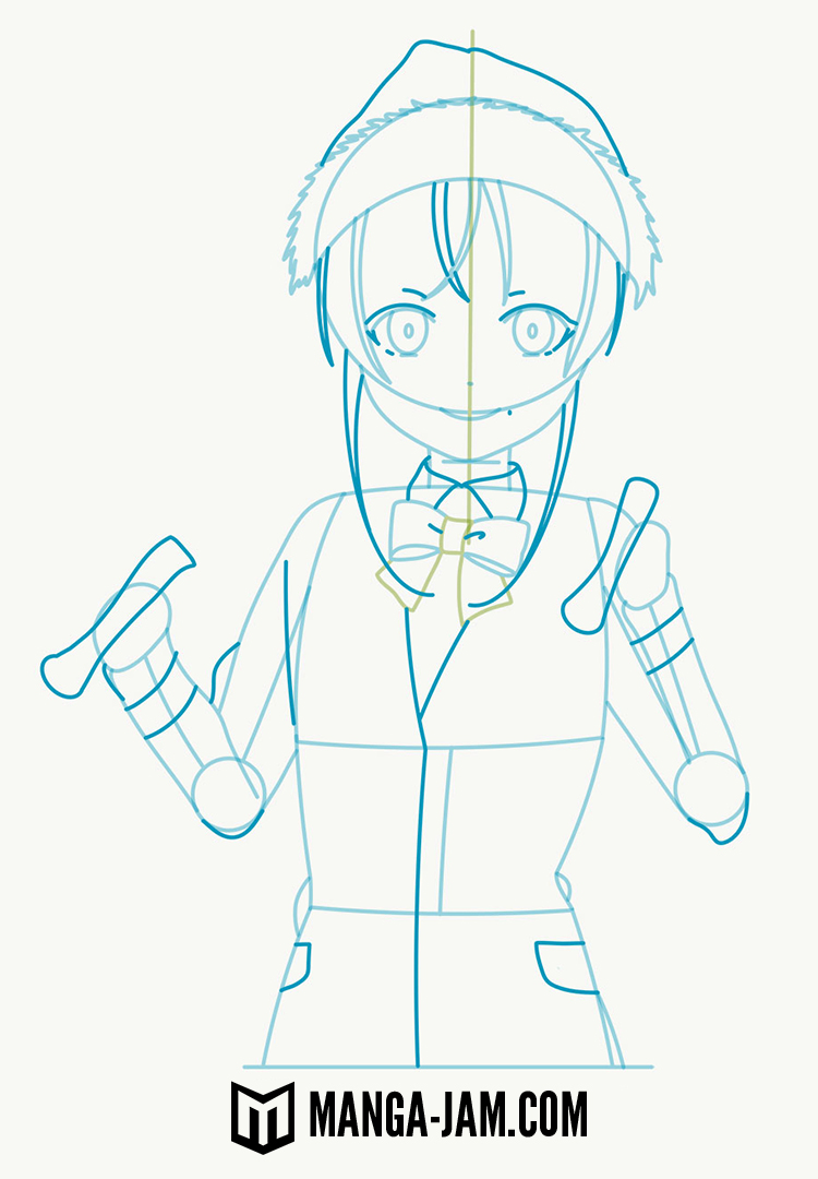 How to Draw Tsukino Mito from Nijisanji JP’s 1st wave 04