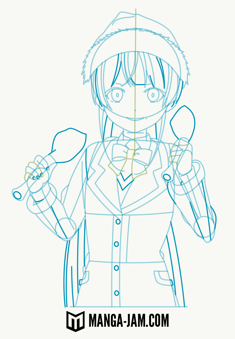 How to Draw Tsukino Mito from Nijisanji JP’s 1st wave 06