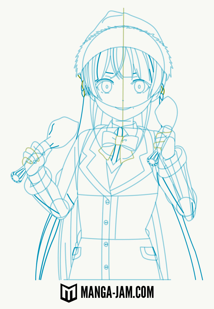 How to Draw Tsukino Mito from Nijisanji JP’s 1st wave 07