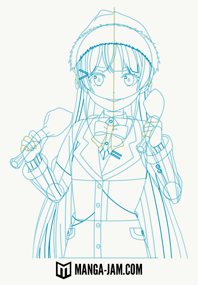 How to Draw Tsukino Mito from Nijisanji JP’s 1st wave 08