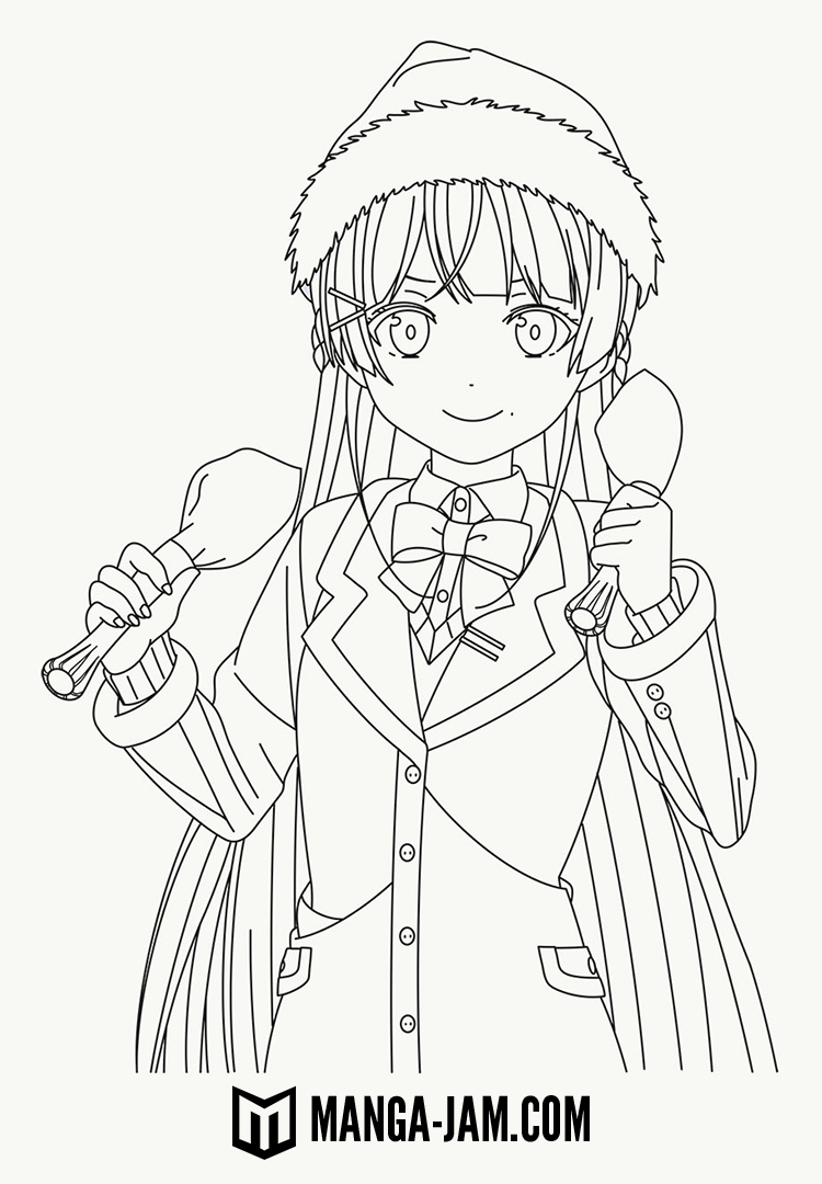 How to Draw Tsukino Mito from Nijisanji JP’s 1st wave 10