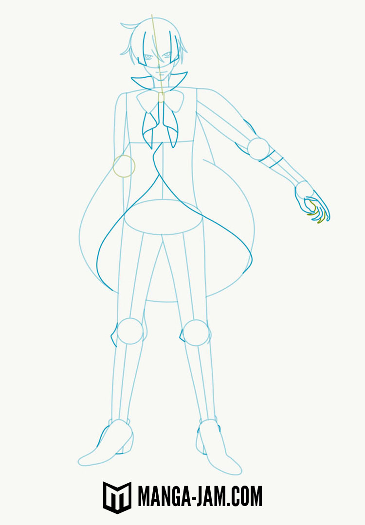 How to Draw Vanitas from Vanitas no Karte 04