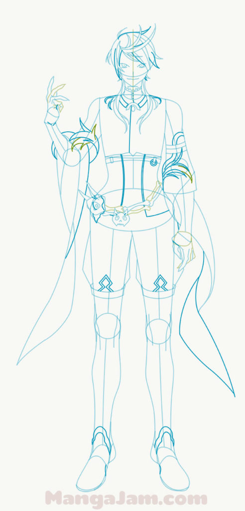 How-Draw-Shu-Yamino-Wave-05 - MANGA-JAM.com