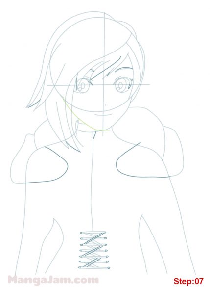 Ruby Rube Drawing How to Draw Ruby Rose from RWBY - MANGA-JAM.com