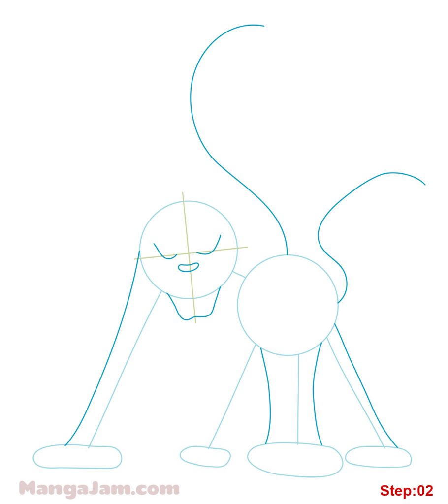 How to Draw Matatabi from Naruto - MANGA-JAM.com