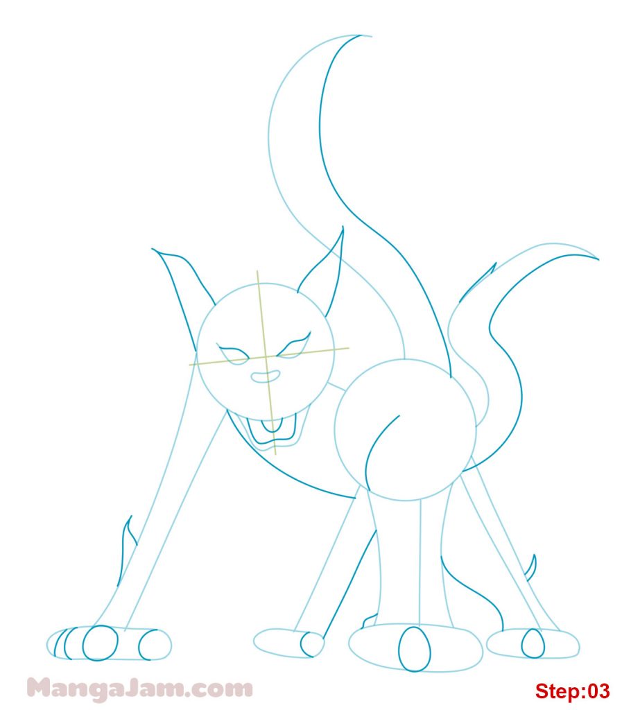 How to Draw Matatabi from Naruto - MANGA-JAM.com