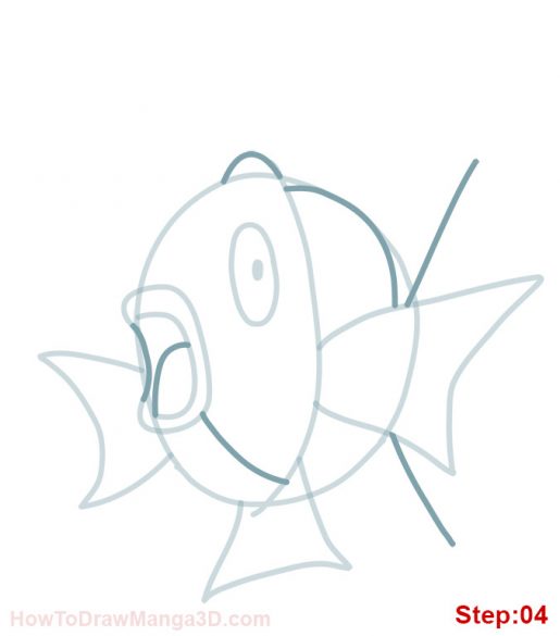 How to draw Magikarp Pokemon - MANGA-JAM.com